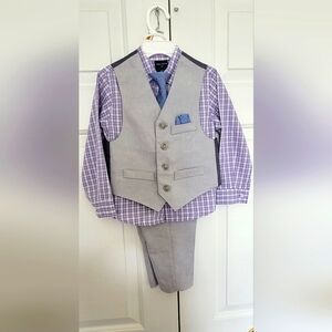 Nautica Purple and Grey 3T Toddler Suit